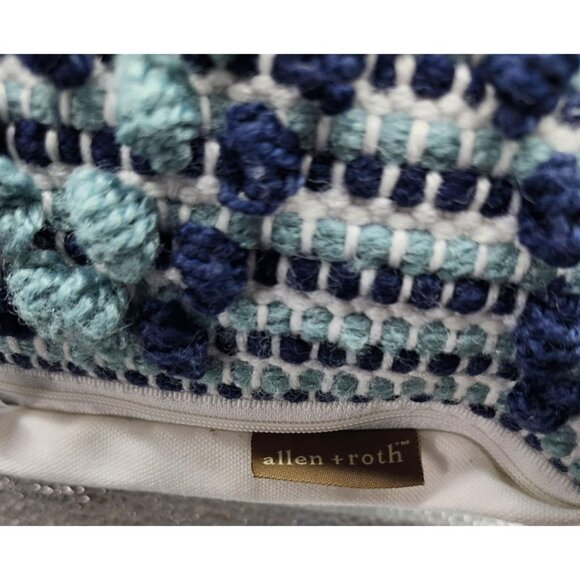 Allen + Roth Blue/White Throw Pillow Set 14"x14" Decorative Accent Cushions READ - Picture 4 of 7